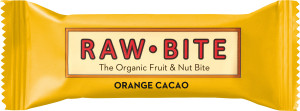 Rawbite Orange Cacao Snackbar, 50 G