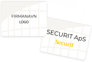 Peleman Firma Navneskilt   Eget Tryk   12x9 Cm   Hvid