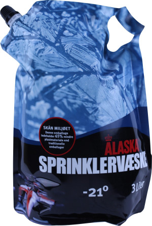 Alaska Sprinklervæske -21°c, Pose M. Hældetud, 3l