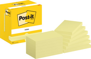 Post-It Notes   76x127 Mm   Gul