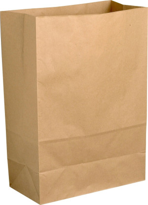 No-Name Papirpose M/klodsbund 9l, 22x14x35cm, 70g, 250 Ps