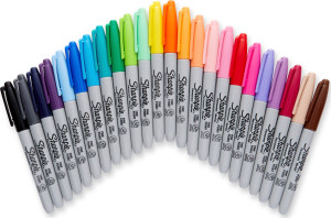 Sharpie Permanent Marker   F   24 Farver