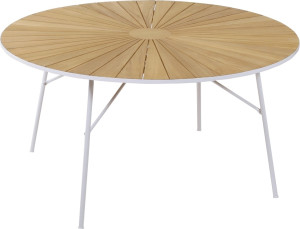 Mandalay Marguerit Havebord Ø140 Cm, Hvid