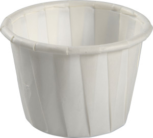 No-Name Dressingbæger, Papir, Hvid, 30ml, 250 Stk