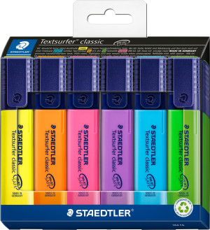 Staedtler Highlighter   6 Farver