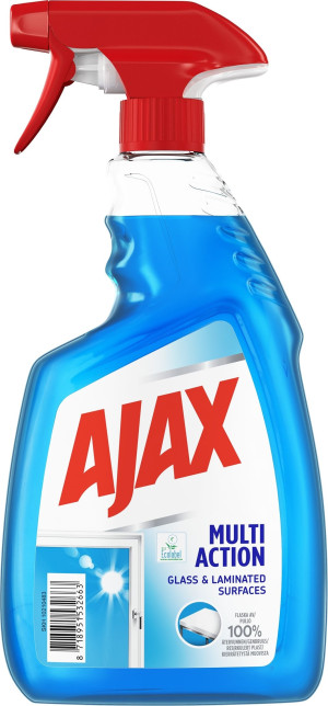 Ajax Spray   Multi Action Glasrens   750 Ml