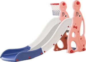 Kids Zone Rutsjebane & Basket, Lyserød