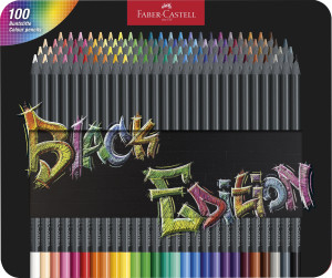 Faber-Castell Black E Farveblyanter   100 Farver