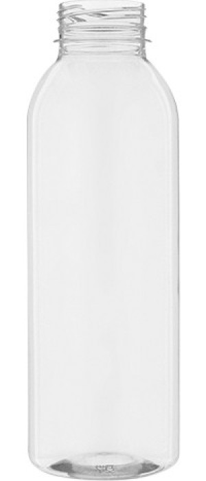 No-Name Plastflaske M/låg, Bobby,Rpet, Klar, 500ml, 110stk