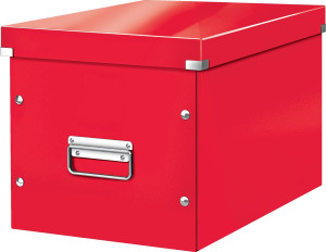 Leitz Click & Store Boks Cube   L   Rød