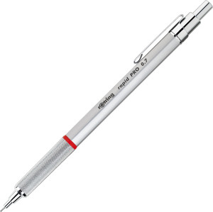 Rotring Rapid Pro Stiftblyant   0,7 Mm   Chrome