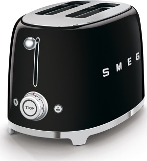SMEG Tsf01bleu 2-Skiver Brødrister, Sort