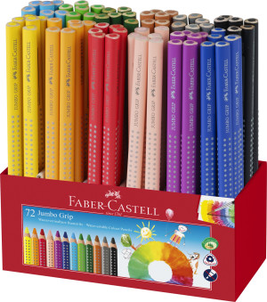 Faber-Castell Grip Farveblyanter Jumbo   72 Stk.