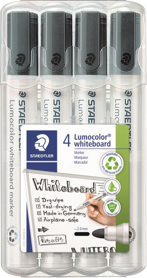 Staedtler 351 Whiteboard Marker   4 Sorte