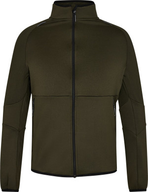 Engel X-Treme Midlayer Cardigan, Grøn, Str. Xl