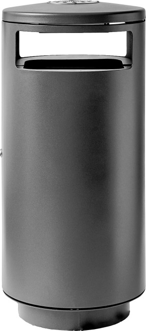 Bica 5075 Udendørs Affaldsbeholder+askebæger 125 L