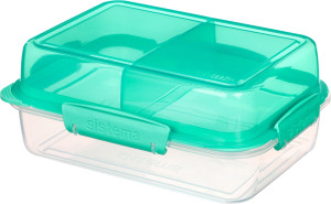 Sistema Lunch Stack Madkasse, 1,8l, Teal