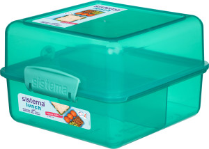 Sistema Lunch Cube Madkasse, 1,4l, Grøn