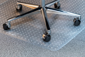 Lux Ergonomi Lux Stoleunderlag M/pigge, 90x120 Cm, Pvc