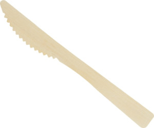 No-Name Engangskniv, Bambus, 16 Cm, 100 Stk.