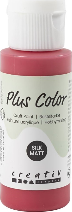 Plus Color Hobbymaling   60 Ml   Berry Red