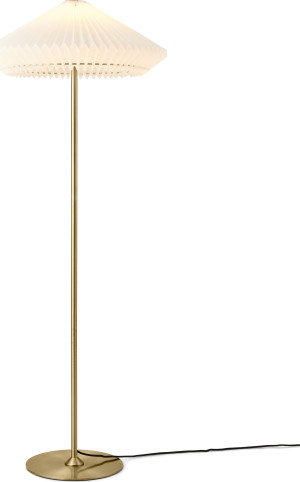 Halo Design Paris Gulvlampe, Ø56 Cm, Hvid/messing