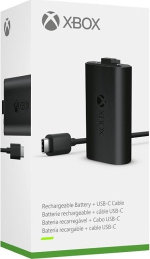 Microsoft Xbox X Batteri Med Usb-C-Opladerkabel