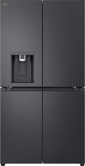 Lg Køleskab Edm Wi-Fi, 641l, Vand/is, Sort