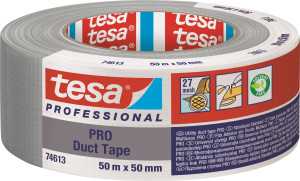Tesa Pro Lærredstape, 50mm X 50m, Grå