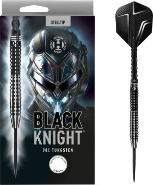 Harrows Black Knight Dartpil 90% Tungsten, 22 Gram, 3 Stk.