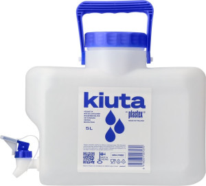 Plastex Kiuta Vanddunk 5 Liter M/hane, Fødevaregodkendt