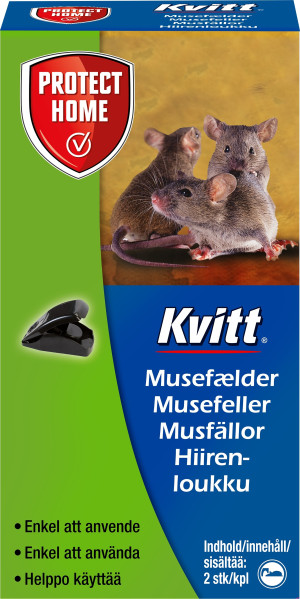 Kvitt Snap Musefælde, 2 Stk.