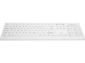 Contour Active Key Trådløs Hygiejne Tastatur, Hvid