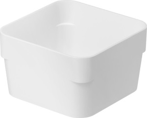 SmartStore Compact Sort Opbevaringsboks, Hvid, 10x10cm