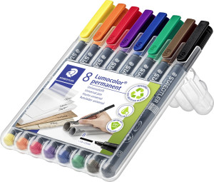 Staedtler 314 Permanent Marker   8 Farver