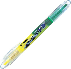 Pilot Spotliter Highlighter   Gul/grøn
