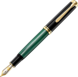 Pelikan Souverän 1000 Fyldepen, Ef, Black/green