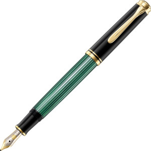 Pelikan Souverän 400 Fyldepen, B, Black/green