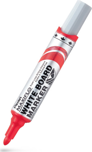 Pentel Maxiflo Whiteboard Marker   Rød