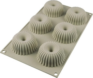 Silikomart 3d Bageform Mini Raggio, Ø6,7cm, 8,5cl