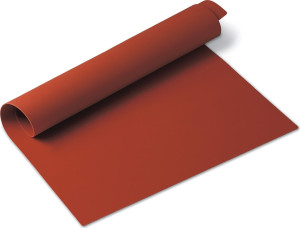 Silikomart Bagemåtte, Rød, 40x60cm