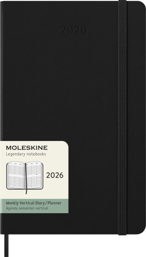 Moleskine 2026 Kalender   H   Uge V.   L   Sort