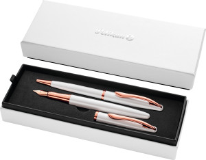 Pelikan Jazz N. Elegance Sæt, Fyl/kug, Pearl
