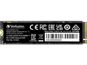 Verbatim Vi5000 Internal Ssd Harddisk, 512gb