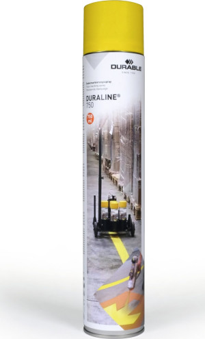 Durable Duraline Gulvmarkeringsmaling, 750ml, Gul