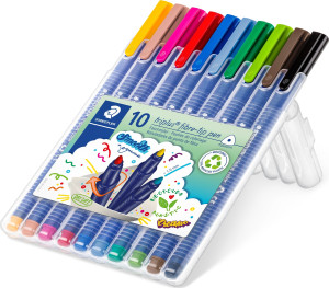 Staedtler Triplus Color Tusser   10 Farver