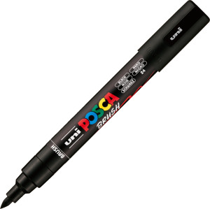 Posca Marker   Pc-5br   1-4 Mm   Black
