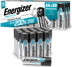 Energizer Max Plus Alkaline Aa Batteri, 20 Stk.