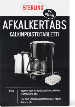 Sterling Afkalkertabs, 8 Tabs