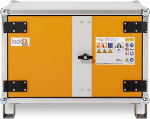 CEMO Batteriopbevaringsskab M/fødder, 66x80x62 Cm.